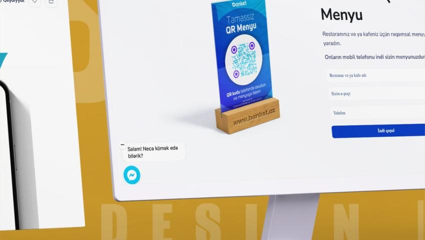 www.banket.az Təmassız QR Menyu saytı