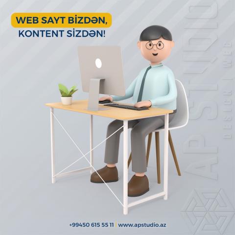 Web sayt bizdən, Kontent sizdən!