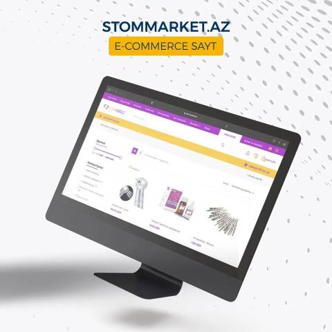 StomMarket.az e-commerce saytı